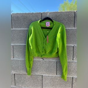 Unif Knit Green Button Down